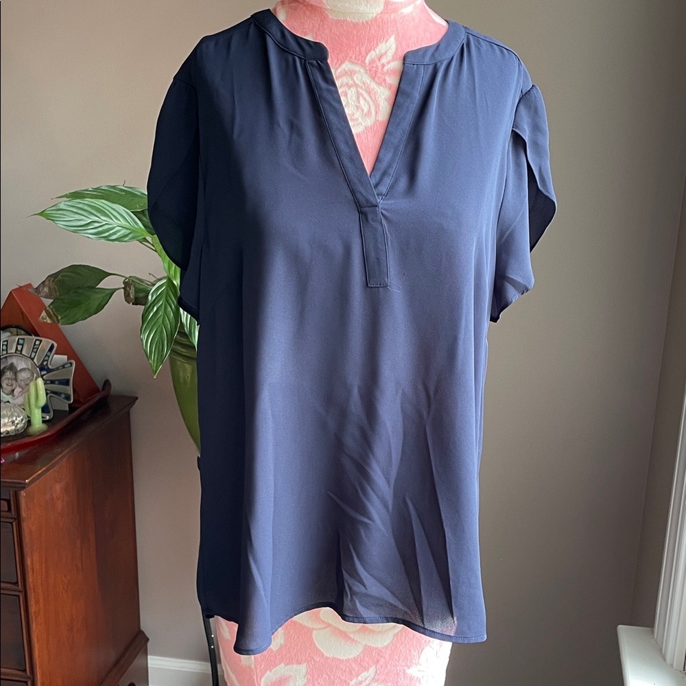 Navy Blue Women's Top